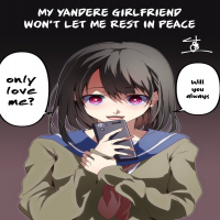 My Yandere Girlfriend Won't Let Me Rest in Peace cover